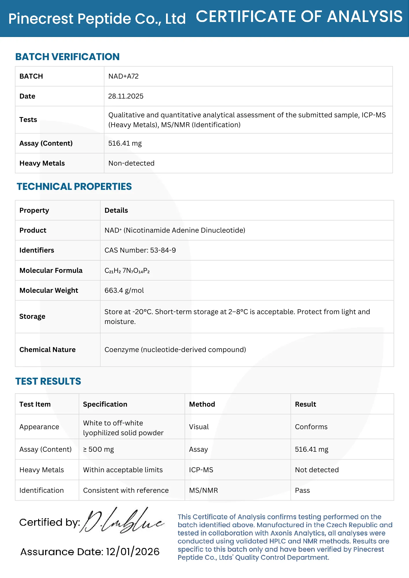 NAD+ 2 Buy NAD+ Online