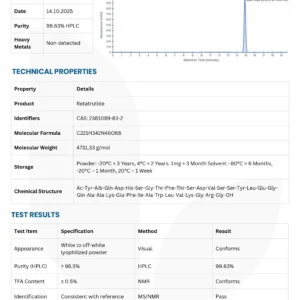 Premium Retatrutide for Sale in USA, COA