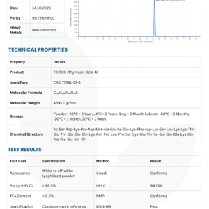 TB-500 for Sale (Thymosin Beta-4)